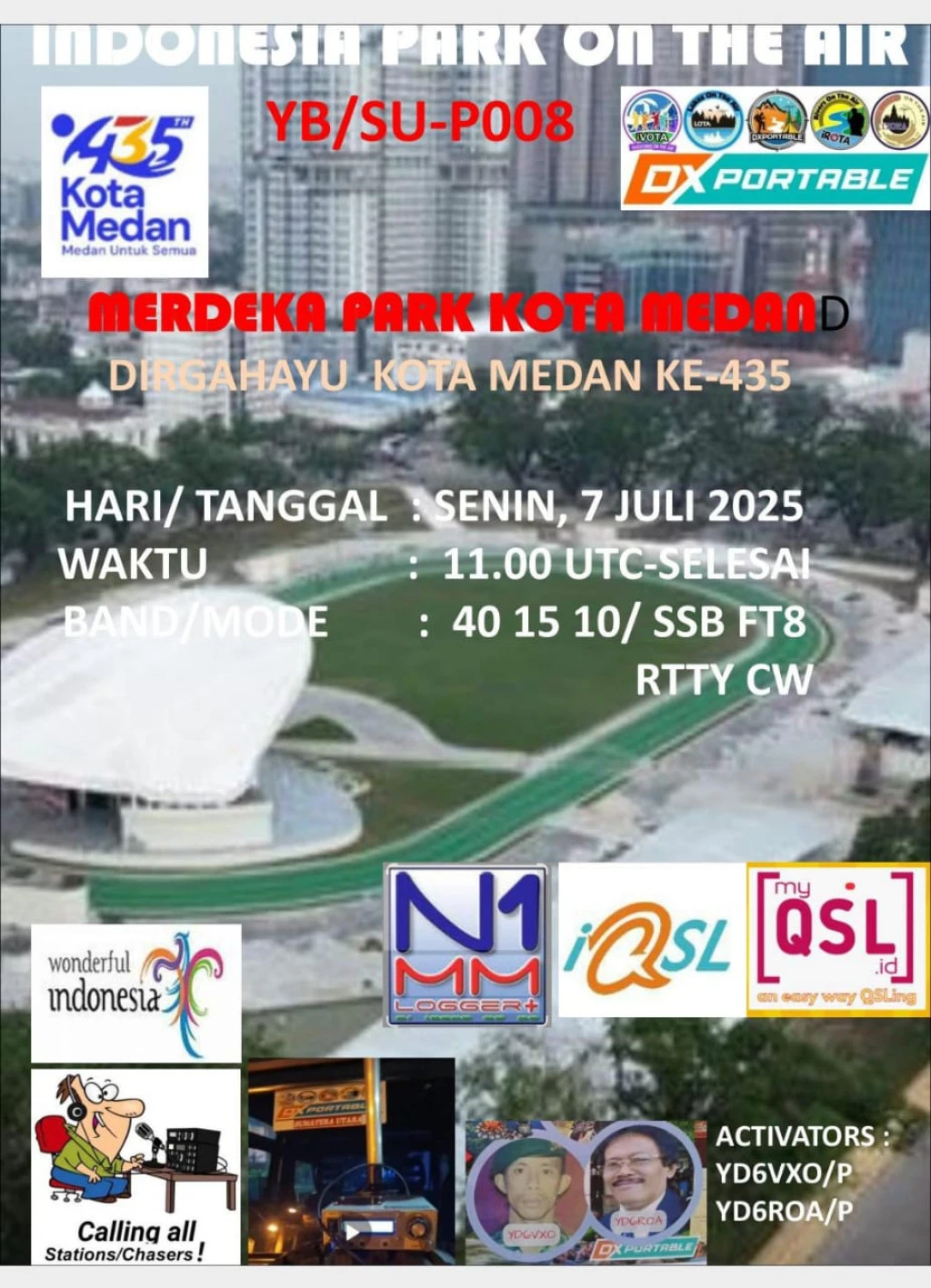 Merdeka Park Medan by YD6VXO